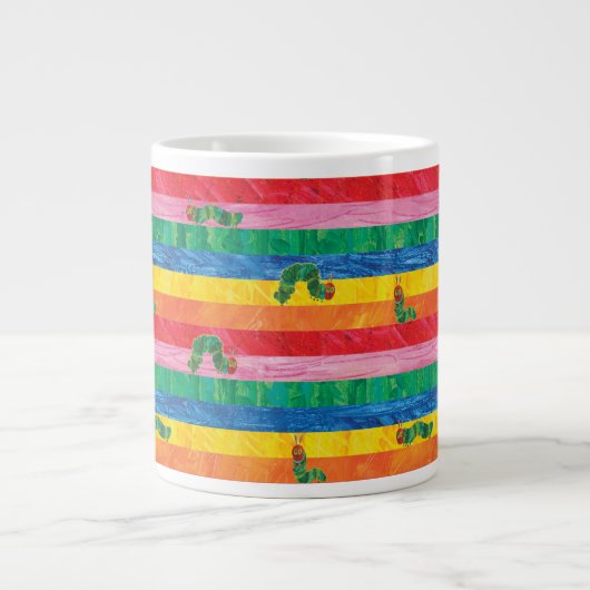 Eric Carle | Raupe-Regenbogen-Muster Jumbo-Tasse (Vorderseite)