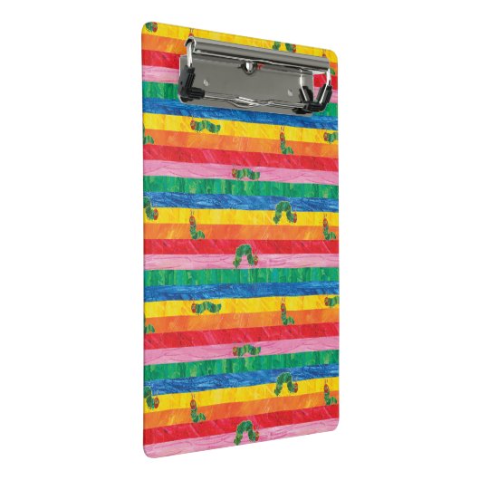 Eric Carle | Raupe-Regenbogen-Muster Mini Klemmbrett (Schrägansicht)