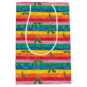 Eric Carle | Raupe-Regenbogen-Muster Mittlere Geschenktüte (Vorderseite)