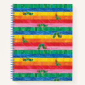 Eric Carle | Raupe-Regenbogen-Muster Notizblock (Vorderseite)