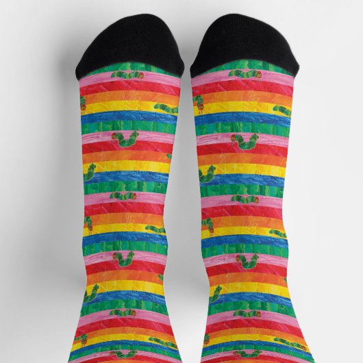Eric Carle | Raupe-Regenbogen-Muster Socken (Oben)