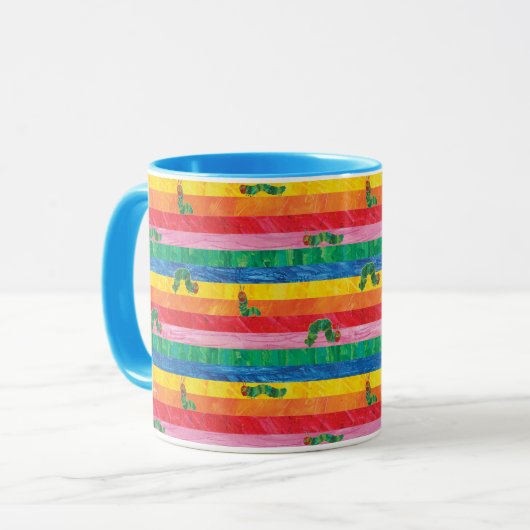 Eric Carle | Raupe-Regenbogen-Muster Tasse (Vorderseite Links)