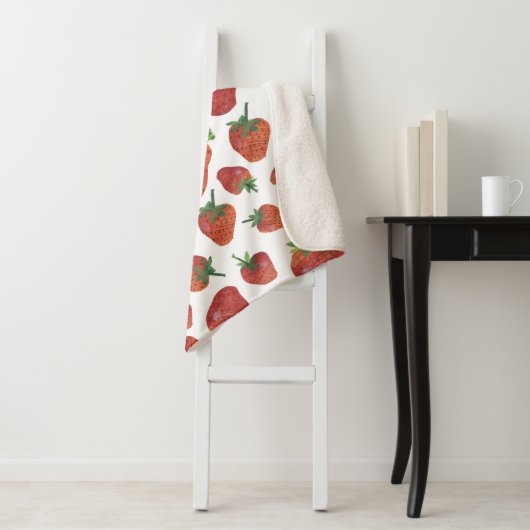 Eric Carle | Raupe- und Erdbeermuster Sherpadecke (Beispiel)