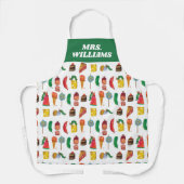 Eric Carle | Raupe und Ernährungsweise Schürze (Vorderseite)