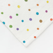 Eric Carle | Raupe- und Punktmuster Fleecedecke (Ecke)