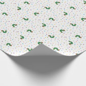 Eric Carle | Raupe- und Punktmuster Geschenkpapier (Ecke)