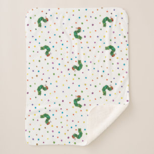 Eric Carle Raupe- und Punktmuster Sherpadecke