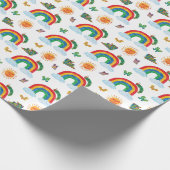 Eric Carle | Raupe zum Regenbogen-Schmetterling Geschenkpapier (Ecke)