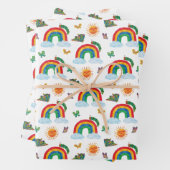 Eric Carle | Raupe zum Regenbogen-Schmetterling Geschenkpapier Set (Beispiel)
