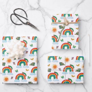 Eric Carle | Raupe zum Regenbogen-Schmetterling Geschenkpapier Set