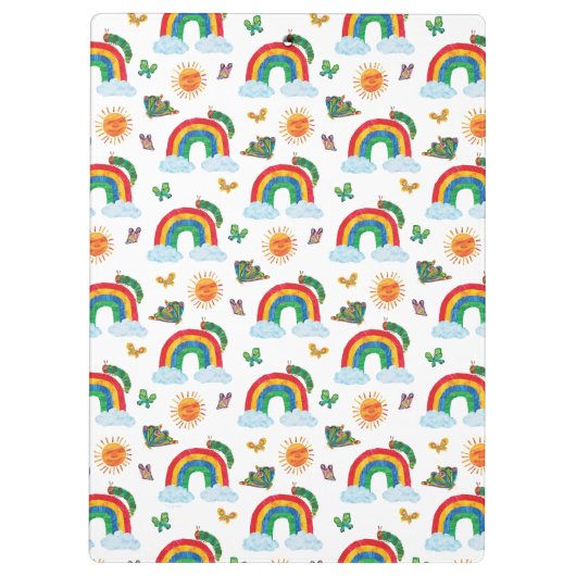 Eric Carle | Raupe zum Regenbogen-Schmetterling Klemmbrett (Rückseite)