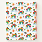 Eric Carle | Raupe zum Regenbogen-Schmetterling Notizblock (Rückseite)