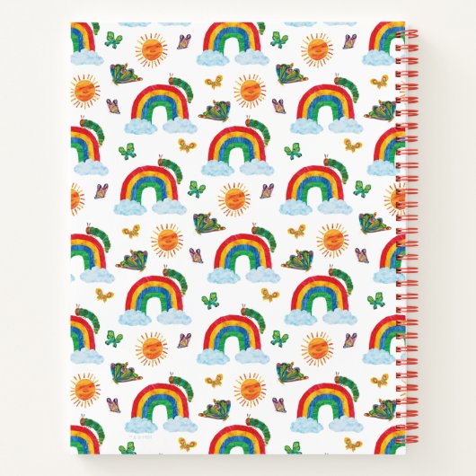 Eric Carle | Raupe zum Regenbogen-Schmetterling Notizblock (Rückseite)