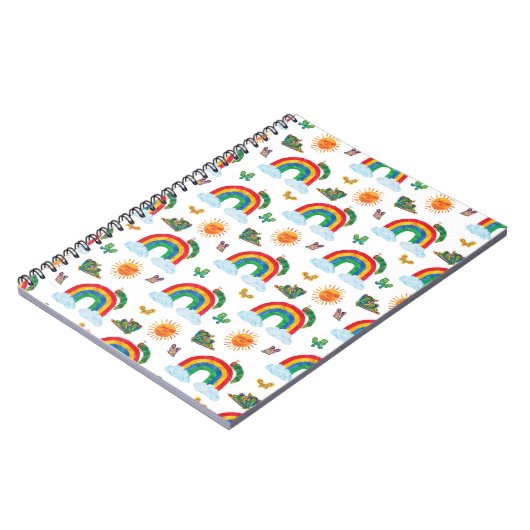 Eric Carle | Raupe zum Regenbogen-Schmetterling Notizblock (Linke Seite)