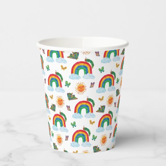 Eric Carle | Raupe zum Regenbogen-Schmetterling Pappbecher (Links)