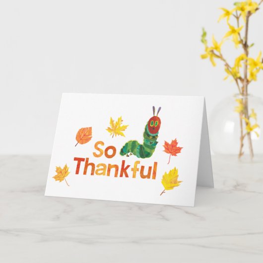 Eric Carle | So dankbar Raupe Karte (Gelbe Blume)