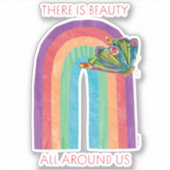 Eric Carle There | ist Schönheit um uns herum Aufkleber (Vorderseite)
