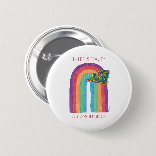Eric Carle There | ist Schönheit um uns herum Button (Vorne & Hinten)