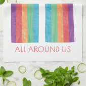 Eric Carle There | ist Schönheit um uns herum Geschirrtuch (Gefaltet)