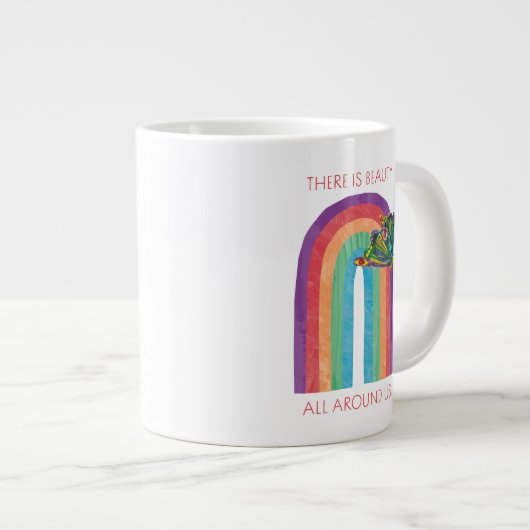 Eric Carle There | ist Schönheit um uns herum Jumbo-Tasse (Vorderseite Rechts)