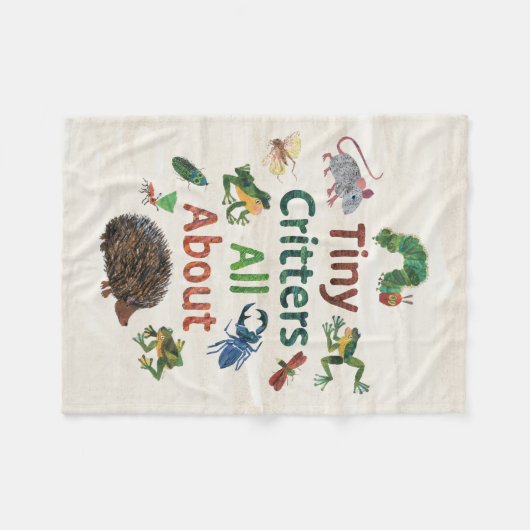 Eric Carle | Tiny Critters Fleecedecke (Vorderseite (Horizontal))
