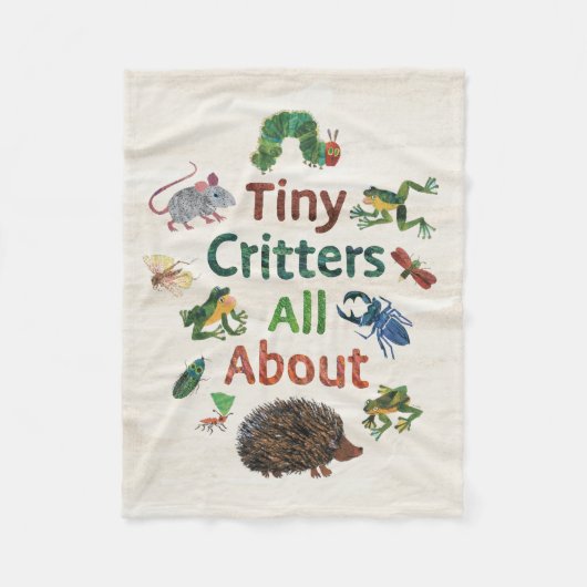 Eric Carle | Tiny Critters Fleecedecke (Vorderseite)