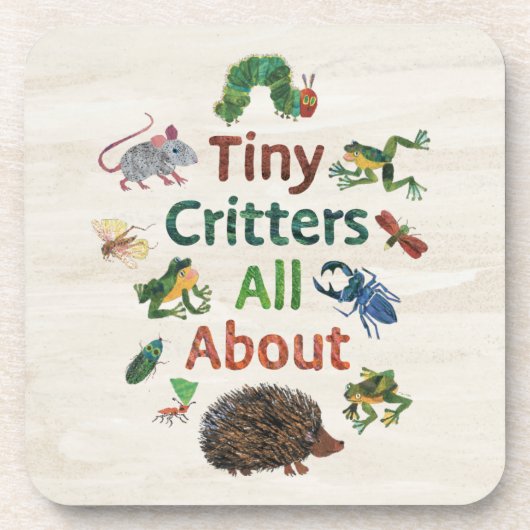 Eric Carle | Tiny Critters Getränkeuntersetzer (Vorderseite)