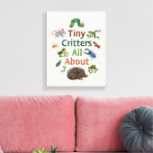 Eric Carle | Tiny Critters Leinwanddruck (Insitu (Wohnzimmer))