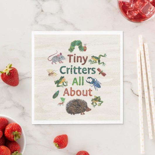 Eric Carle | Tiny Critters Serviette (Beispiel)