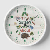 Eric Carle | Tiny Critters Uhr (Vorderseite)