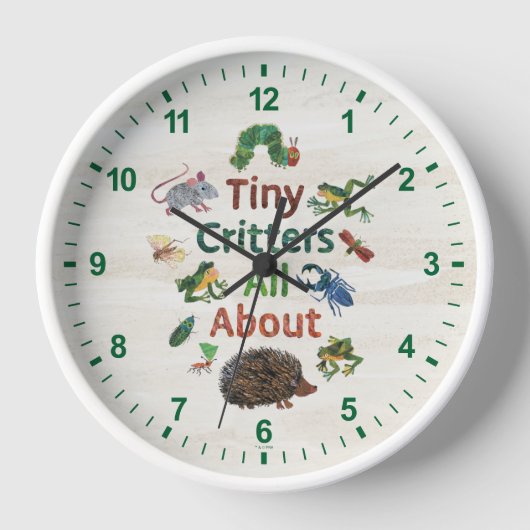 Eric Carle | Tiny Critters Uhr (Vorderseite)