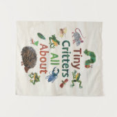 Eric Carle | Tiny Critters Wandteppich (Vorderseite (Horizontal))