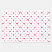 Eric Carle | Valentine Heart Polka Dot Pattern Geschenkpapier Set (Vorderseite 3)