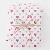 Eric Carle | Valentine Heart Polka Dot Pattern Geschenkpapier Set (Beispiel)