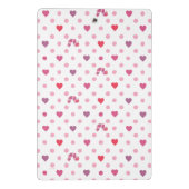 Eric Carle | Valentine Heart Polka Dot Pattern Mini Klemmbrett (Rückseite)