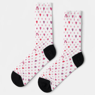 Eric Carle   Valentine Heart Polka Dot Pattern Socken