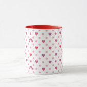 Eric Carle | Valentine Heart Polka Dot Pattern Tasse (Zentrum)