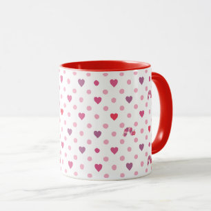 Eric Carle   Valentine Heart Polka Dot Pattern Tasse