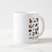 Eric Carle | Waldfreunde glücklich miteinander Jumbo-Tasse (Vorderseite Rechts)