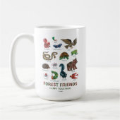 Eric Carle | Waldfreunde glücklich miteinander Kaffeetasse (Links)