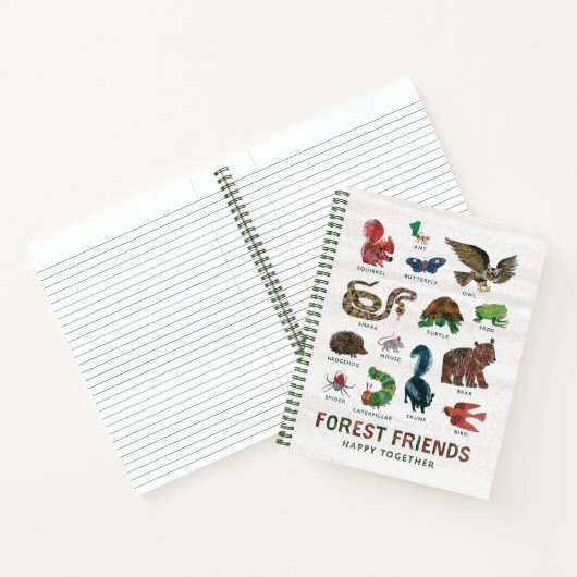 Eric Carle | Waldfreunde glücklich miteinander Notizblock (Innenseite)