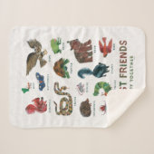 Eric Carle | Waldfreunde glücklich miteinander Sherpadecke (Vorderseite (Horizontal))