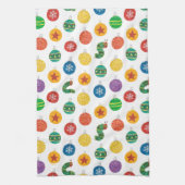 Eric Carle | Weihnachtsmuster der Raupe Geschirrtuch (Vertikal)