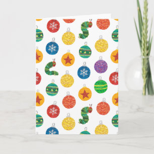 Eric Carle Weihnachtsmuster der Raupe Karte