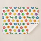 Eric Carle | Weihnachtsmuster der Raupe Sherpadecke (Vorderseite (Horizontal))