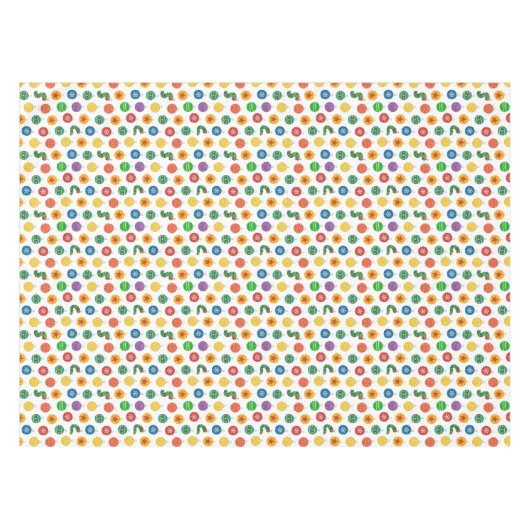 Eric Carle | Weihnachtsmuster der Raupe Tischdecke (Vorderseite (Horizontal))