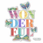 Eric Carle | Wunderbar Aufkleber (Vorderseite)