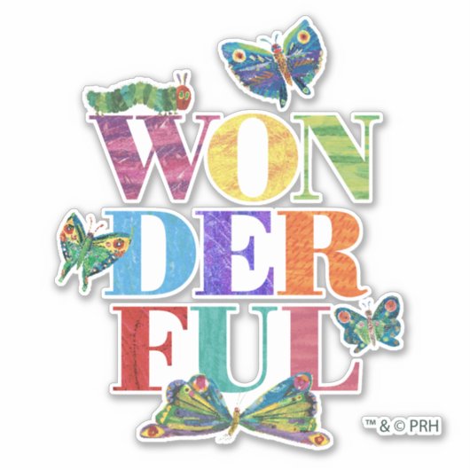 Eric Carle | Wunderbar Aufkleber (Vorderseite)
