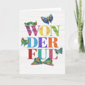 Eric Carle | Wunderbar Karte (Vorderseite)