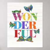 Eric Carle | Wunderbar Poster (Vorne)